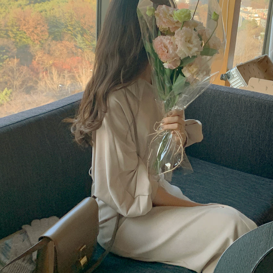 ブラウスワンピース