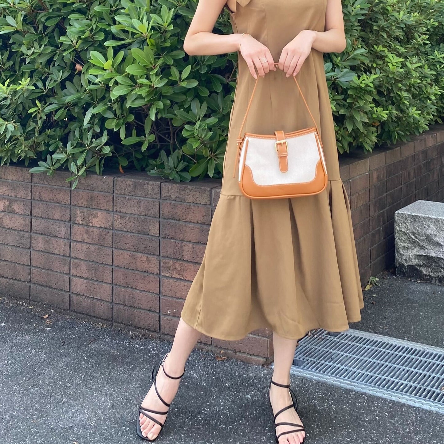キャンバスステッチバッグ